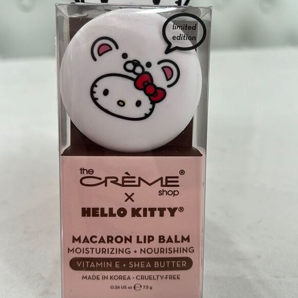 LIMITED EDITION HELLO KITTY TIK TOK Creme Shop Macaron Lip Balm - Picture 3 of 5